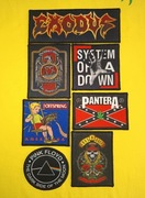 1 naszywka Slayer Exsodus Pantera The offspring americana Rock Metal 