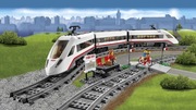 Zestaw klocków LEGO City 60051 super szybki pociąg pasażerski KOMPLETNY