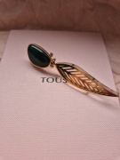 Kolczyki srebrne pozłacane Tous