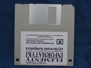 Dyskietka 3,5" 2HD 1,44 MB używana kolor szary 1 szt.