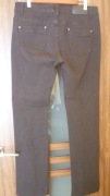 Spodnie jeans damskie roz.42, ciemny brąz