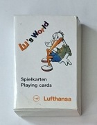 Karty do gry. Kolekcjonerskie, z samolotu Lufthansa