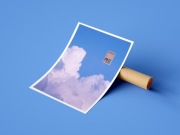 livin' in a dream FINE ART 30x40 PLAKAT GRAFIKA