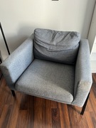 Fotel IKEA KOARP szary