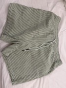 Szorty kąpielowe Matinique zielone białe paski L