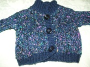 UBRANKO DLA LALKI - SWETEREK - Z PRL-u