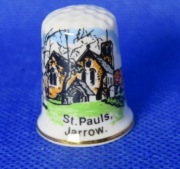Naparstek Kolekcjonerski Porcelanowy  - St.Pauls, Jarrow.