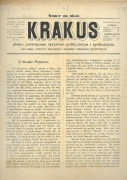 KRAKUS, nr 6, rok 1891 r.