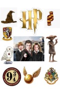 Wydruk cukrowy na tort Harry Potter toppery opłatek Personalizacja
