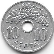 Grecja 10 lepta 1959