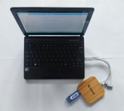 HUB USB GAMRAT 2xUSB podświetlane 1xMicroUSB + Kabel 4in1 (APPLE i inne)