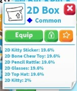 2d box adopt me Limitowany