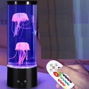 LAMPA MEDUZA ZMIENIAJĄCA KOLORY 17 BARW Z PILOTEM DO SYPIALNI