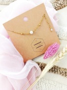 Bransoletka perła naturalna 