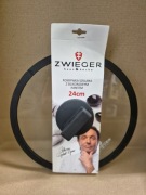 Pokrywa szklana z silikonowym rantem 24cm ZWIEGER