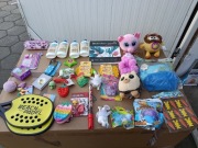 WIELKI ZESTAW ZABAWEK I AKCESORIÓW – | Padel, Pop-it, Pluszaki, Bańki