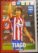 PANINI UPDATE 2017 FIFA 365 TEAM MATE ATLETICO DE MADRID TIAGO UE22