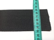 Guma czarna tkana 60mm płaska taśma gumowa
