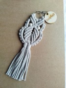 Sowa sówka makrama do kluczy torebki plecaka