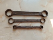 Stare klucze oczkowe 32-30, 22-24, 12-15/14-16 3szt