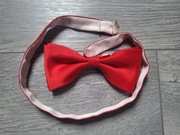 Czerwona muszka męska 