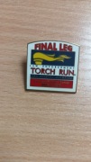 Odznaka - Final Leg - torch run - Warszawa 2010 - unikat
