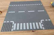 Lego Baseplate 32x32 Droga Skrzyżowanie 44341px2 