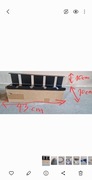 Półka rynna podbiurkowa na kable 43cm