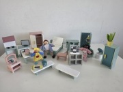 Little Town zestaw mebelków dla mini lalek