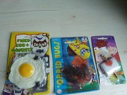 zabawki żarty jajko z muchami karaluchy 