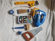 Zestaw zabawek - narzędzia i inne