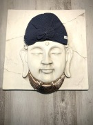 Dziewczęca czapka z dzianiny Newbie granat nowa  