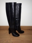 Carinii kozaki czarne 37 skóra naturalna, śliczne