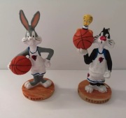 Vintage 1996 Space Jam Kolekcjonerska figurka Królika Bugsa Kosmiczny Mecz