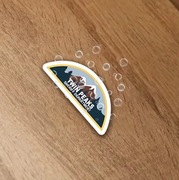 Naklejka Miasteczko Twin Peaks Sheriff Department David Lynch Serial 5x2 cm