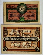 Notgeld Legnica Liegnitz Pieniądz zastępczy ZESTAW