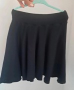 Spódniczka dresówka 140 czarna 