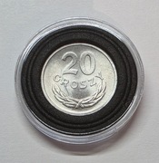20 gr groszy 1973 bzm w kapslu Real foto Stan 1/-1