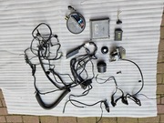 Części Vialle LPI BMW po demontażu, wtryski, sterownik, reduktor