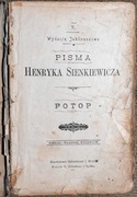 Potop Henryka Sienkiewicza Wyd. Gebethner i Wolff