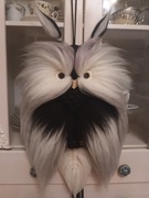 Sowa makrama 40 cm x 75 cm.