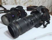Duży super zestaw Sony A7m3, SonyA700, Zeiss 2.8/24-70, Sigma 2.8/70-200 