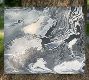 Obraz recznie malowany akrylami 60 x 50 cm