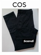 COS chinosy męskie czarne 32 spodnie 
