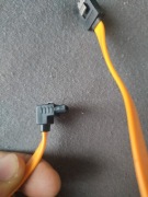 Kabel SATA 50 cm METALOWE ZATRZASKI