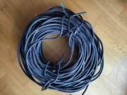 Przewód kabel 3x2,5 natynkowy lity czarny ~70MB