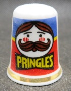 Naparstek Kolekcjonerski Porcelanowy znana marka Pringles