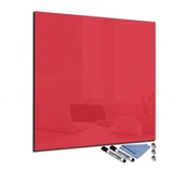 Tablica szklana magnetyczna czerwona 140x80