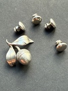 Sterczynka i nóżki srebro XIX wiek