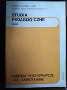 potrzeby wychowawcze i ich zaspokajanie